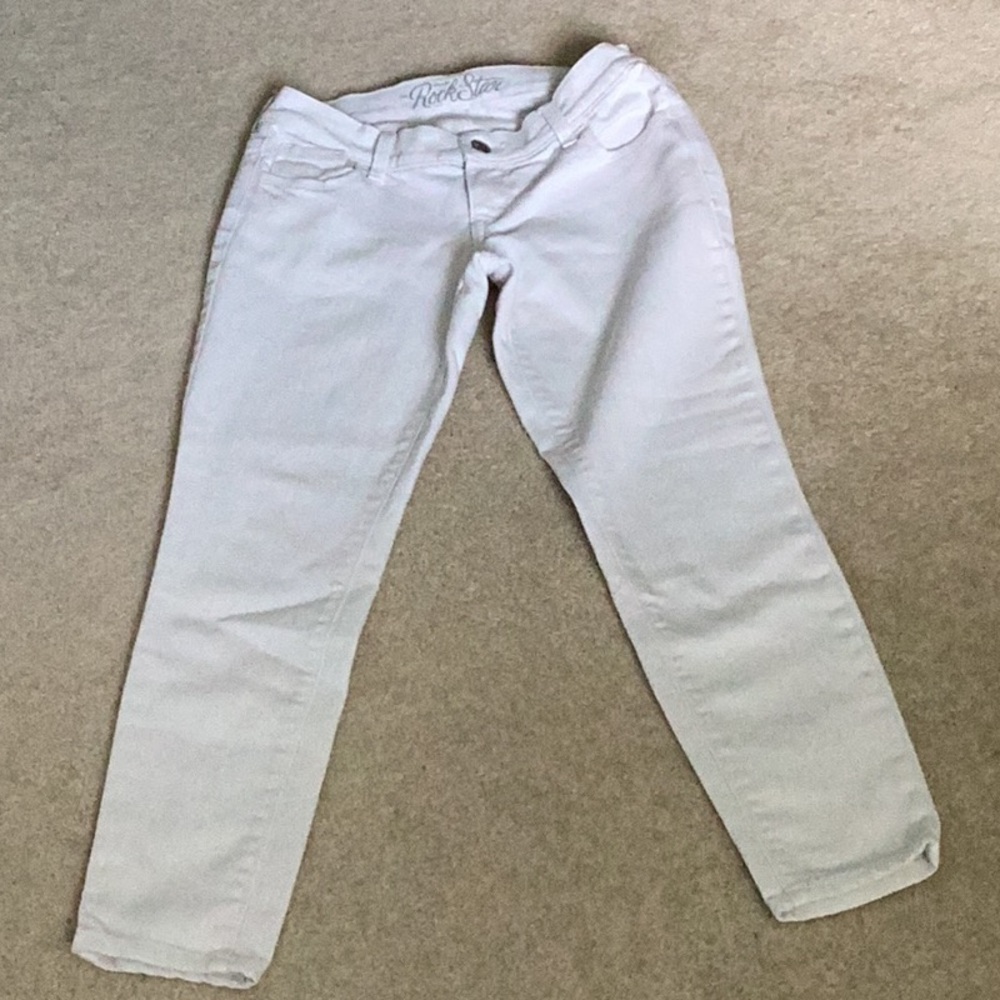 Old Navy White Skinny Jeans Classic Style